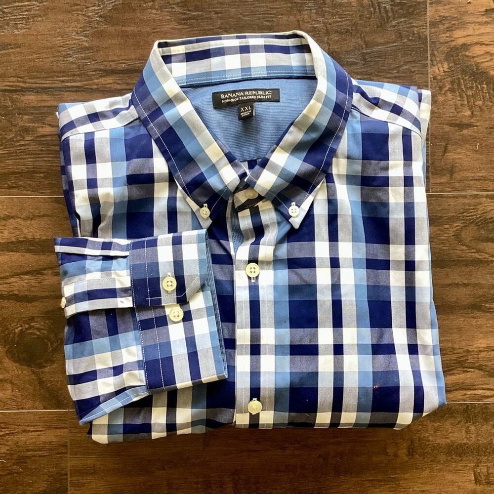 Banana Republic Non-Iron Slim Fit Button Down